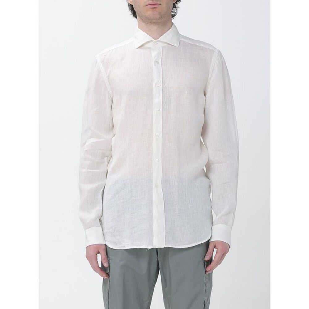 Fay Shirt Men Yellow Cream
